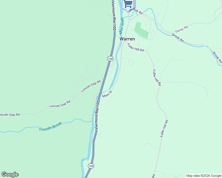 map of restaurants, bars, coffee shops, grocery stores, and more near 777 Main Street in Warren