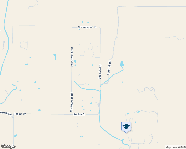 map of restaurants, bars, coffee shops, grocery stores, and more near 63561 Gentry Loop in Bend