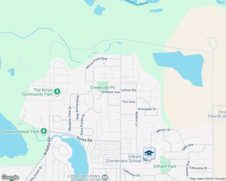 map of restaurants, bars, coffee shops, grocery stores, and more near 3763 Sterling Woods Drive in Eugene