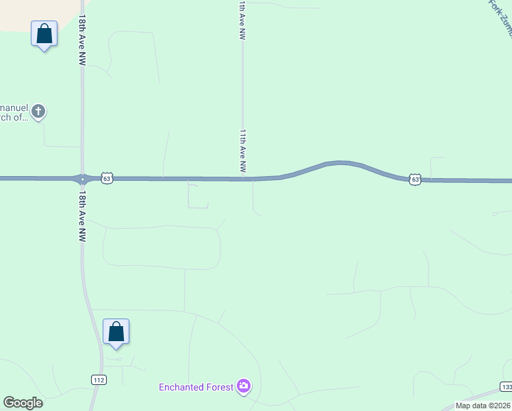 map of restaurants, bars, coffee shops, grocery stores, and more near 1052-1076 75th Street Northwest in Rochester