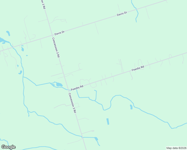 map of restaurants, bars, coffee shops, grocery stores, and more near 318 Feasby Road in Uxbridge