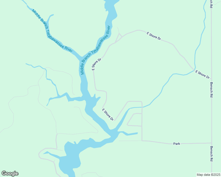 map of restaurants, bars, coffee shops, grocery stores, and more near 4700-5036 East Shore Drive in Alger