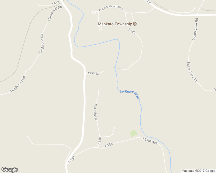 map of restaurants, bars, coffee shops, grocery stores, and more near 273 Red Ridge Road in Good Thunder