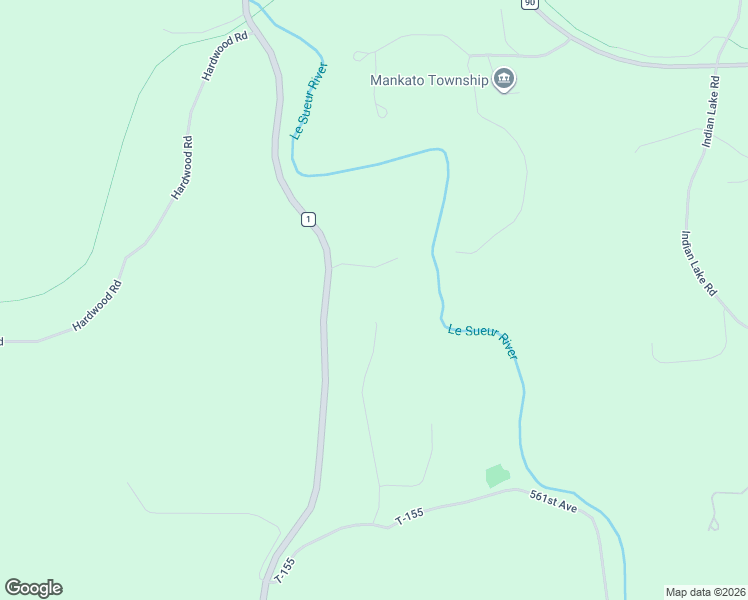 map of restaurants, bars, coffee shops, grocery stores, and more near 273 Red Ridge Road in Good Thunder