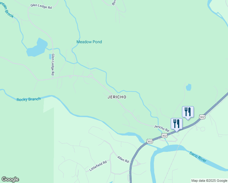 map of restaurants, bars, coffee shops, grocery stores, and more near 128 Jericho Road in Bartlett