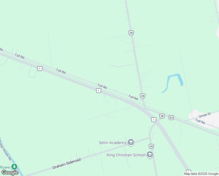 map of restaurants, bars, coffee shops, grocery stores, and more near 190 Toll Road in Regional Municipality of York