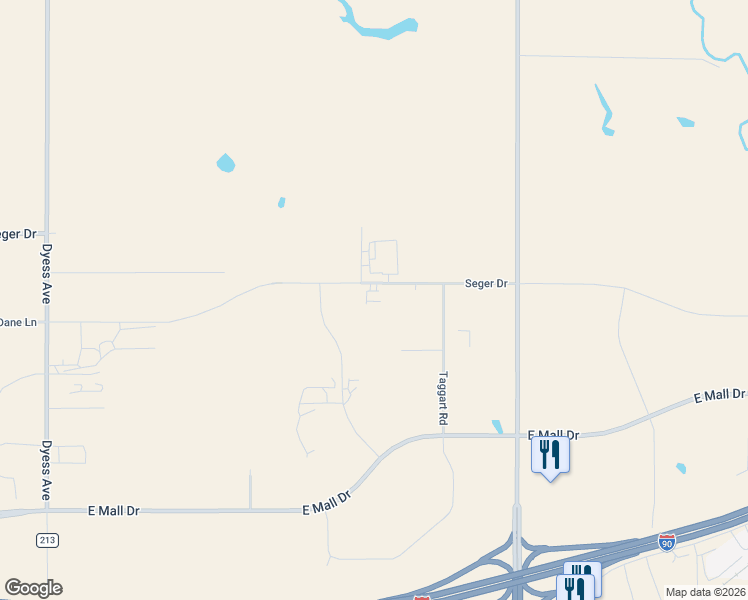 map of restaurants, bars, coffee shops, grocery stores, and more near 2214 Dakota Craft Drive in Rapid City