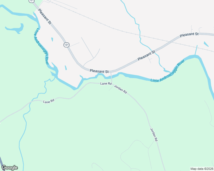 map of restaurants, bars, coffee shops, grocery stores, and more near 6 Lane Road in Mechanic Falls