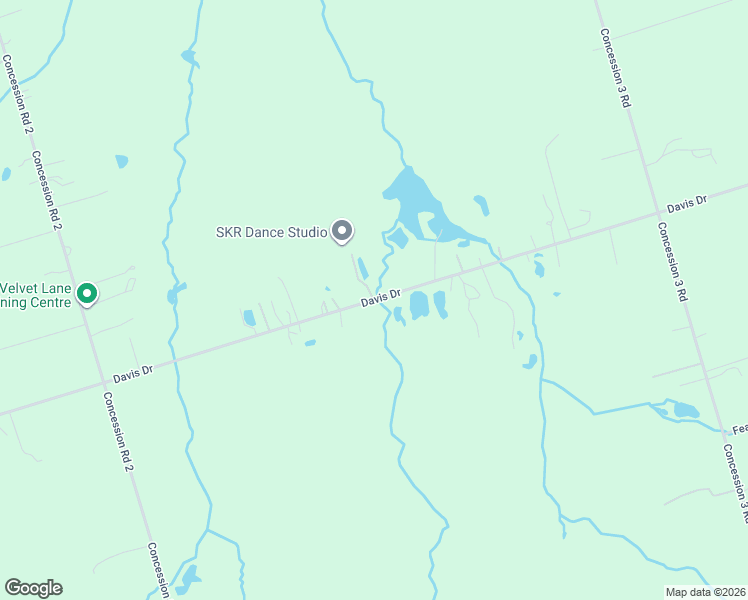 map of restaurants, bars, coffee shops, grocery stores, and more near 250 Davis Drive in Uxbridge