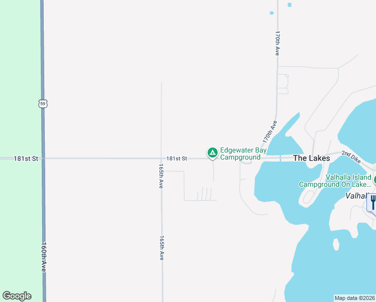 map of restaurants, bars, coffee shops, grocery stores, and more near 58 Valhalla Road in Slayton