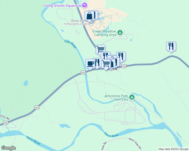 map of restaurants, bars, coffee shops, grocery stores, and more near 10 Station Street in Bartlett