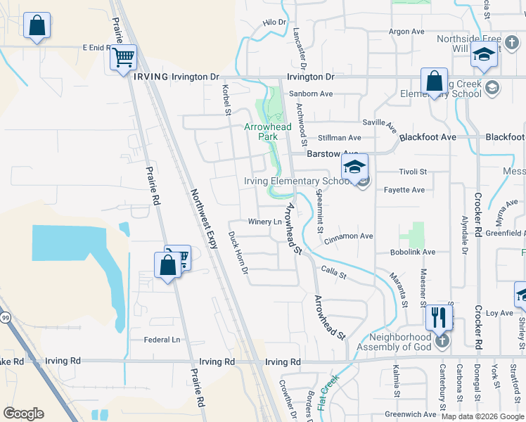 map of restaurants, bars, coffee shops, grocery stores, and more near 1284 Alderbrook Lane in Eugene
