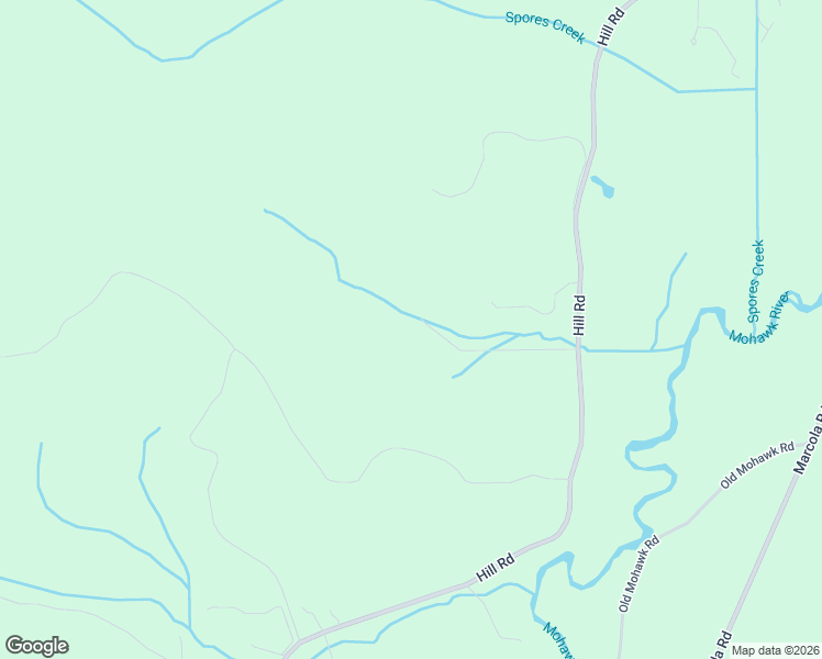 map of restaurants, bars, coffee shops, grocery stores, and more near 89980 Hill Road in Springfield