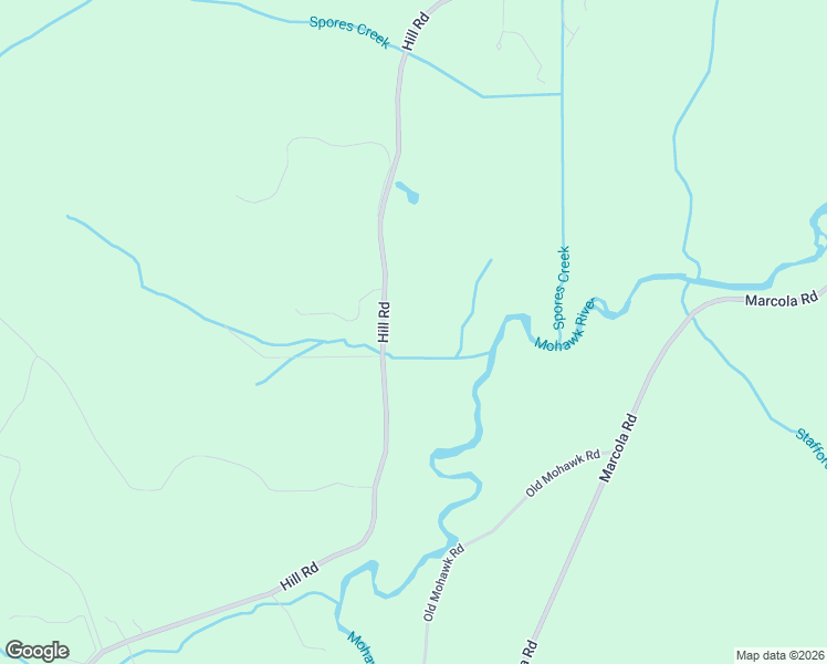 map of restaurants, bars, coffee shops, grocery stores, and more near 89980 Hill Road in Springfield