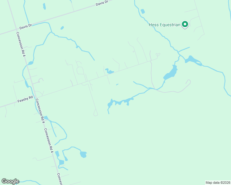 map of restaurants, bars, coffee shops, grocery stores, and more near 443 Feasby Road in Uxbridge