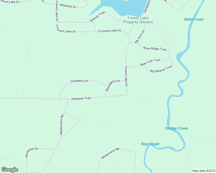 map of restaurants, bars, coffee shops, grocery stores, and more near 6272 Cranberry Drive in Alger