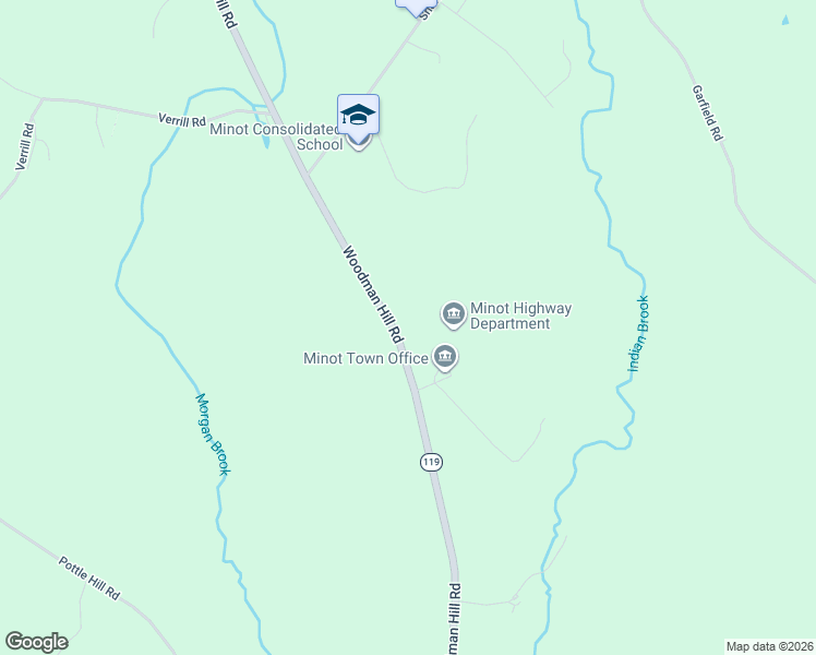 map of restaurants, bars, coffee shops, grocery stores, and more near 363 Woodman Hill Road in Minot