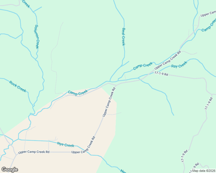 map of restaurants, bars, coffee shops, grocery stores, and more near 38845 Upper Camp Creek Road in Springfield