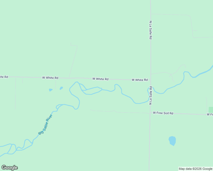 map of restaurants, bars, coffee shops, grocery stores, and more near 1051 West White Road in Free Soil