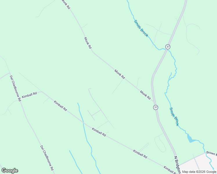 map of restaurants, bars, coffee shops, grocery stores, and more near 72 Monk Road in Bridgton