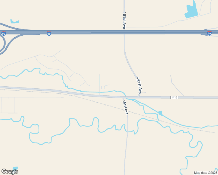 map of restaurants, bars, coffee shops, grocery stores, and more near 15026-15098 County Highway 1416 in Box Elder