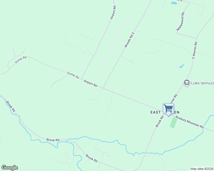 map of restaurants, bars, coffee shops, grocery stores, and more near 3061 Airport Road in Warren