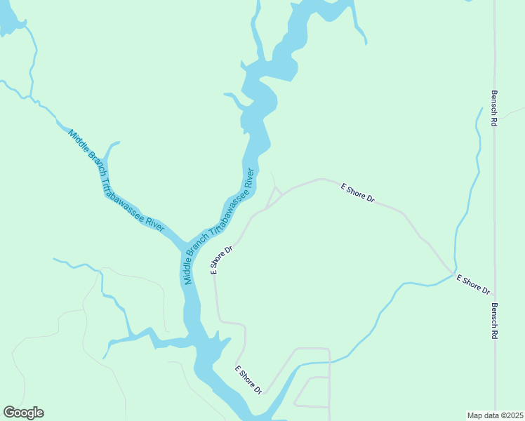 map of restaurants, bars, coffee shops, grocery stores, and more near 4700 East Shore Drive in Alger