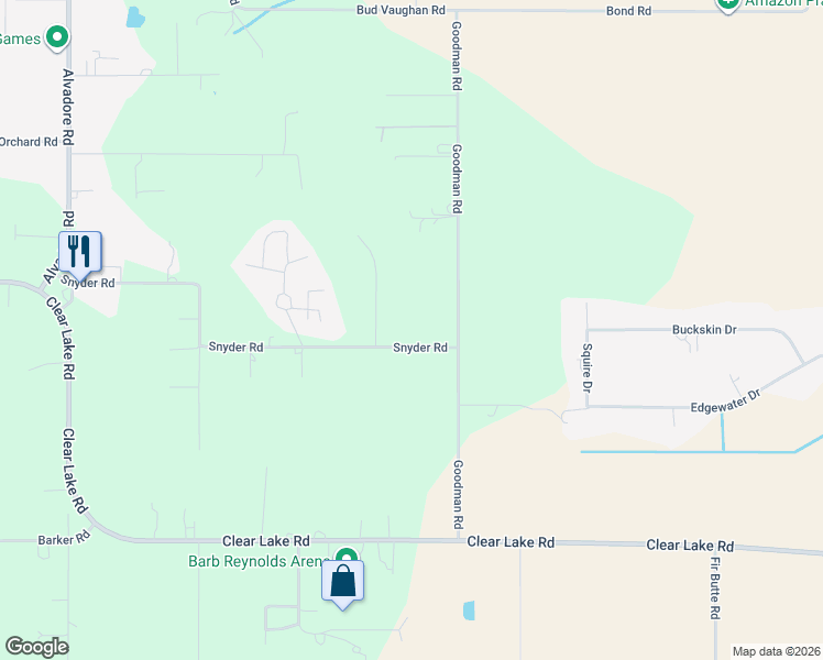 map of restaurants, bars, coffee shops, grocery stores, and more near 27777 Snyder Road in Junction City
