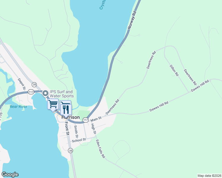 map of restaurants, bars, coffee shops, grocery stores, and more near 3 Crystal Heights in Harrison