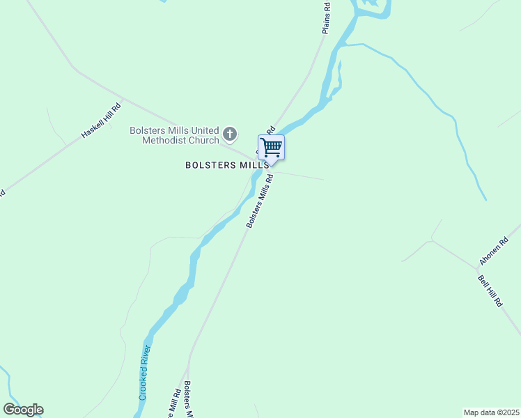 map of restaurants, bars, coffee shops, grocery stores, and more near 999 Bolsters Mills Road in Otisfield