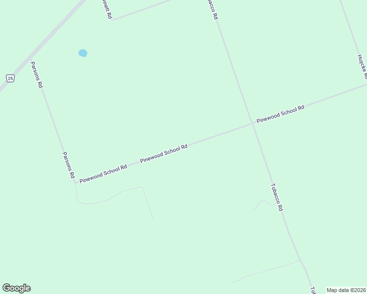 map of restaurants, bars, coffee shops, grocery stores, and more near 255 Pinewood School Road in Castleton