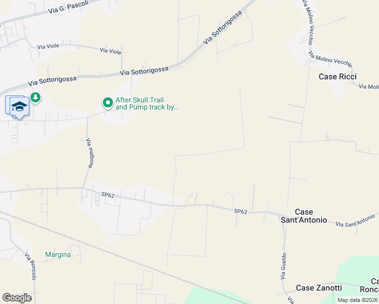 map of restaurants, bars, coffee shops, grocery stores, and more near 401 Via Campi Vesi in Provincia di Forlì-Cesena