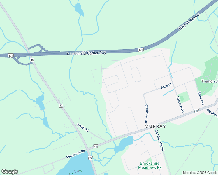 map of restaurants, bars, coffee shops, grocery stores, and more near 113 Orchard Lane in Quinte West