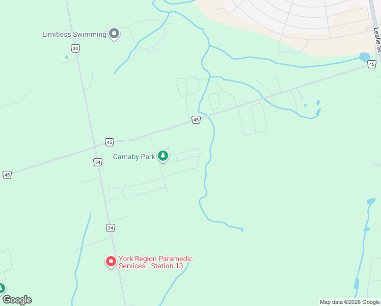 map of restaurants, bars, coffee shops, grocery stores, and more near 39 Blackpool Lane in East Gwillimbury