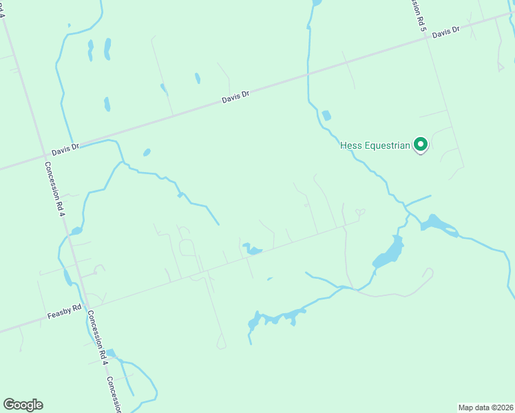 map of restaurants, bars, coffee shops, grocery stores, and more near 448 Feasby Road in Uxbridge