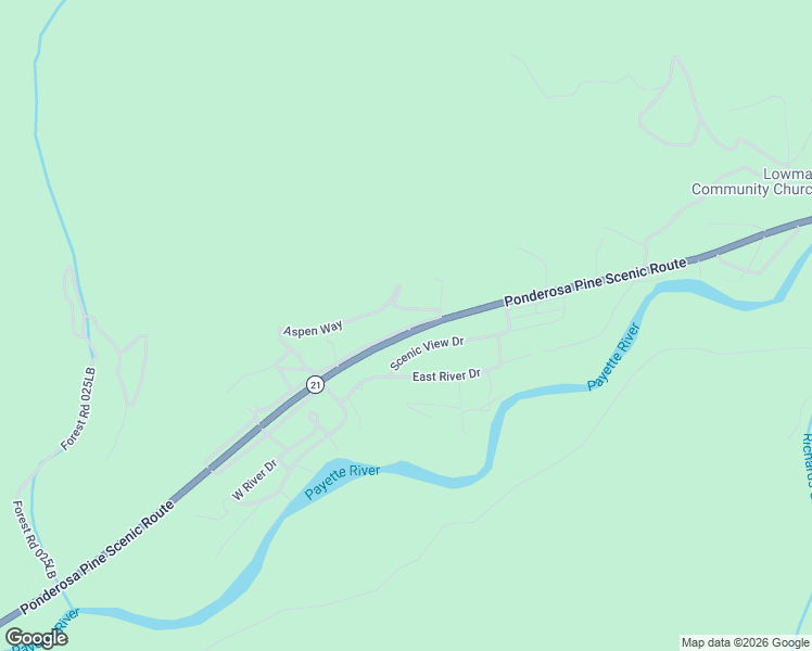 map of restaurants, bars, coffee shops, grocery stores, and more near 22 Lantz Way in Lowman