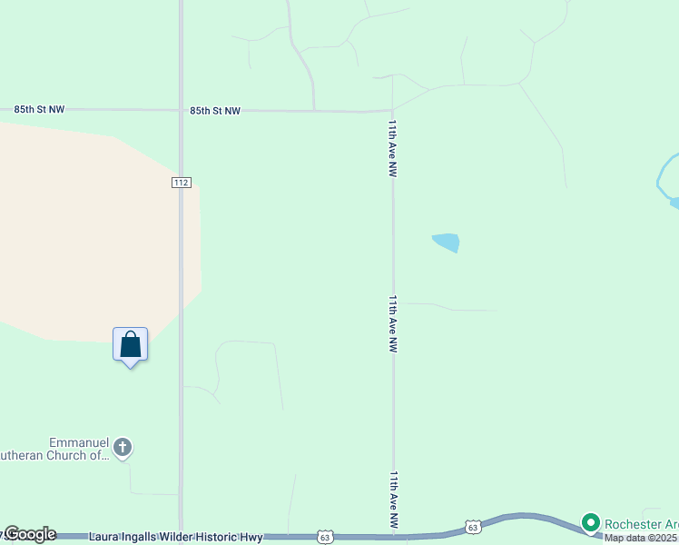 map of restaurants, bars, coffee shops, grocery stores, and more near 8059 11th Avenue Northwest in Rochester