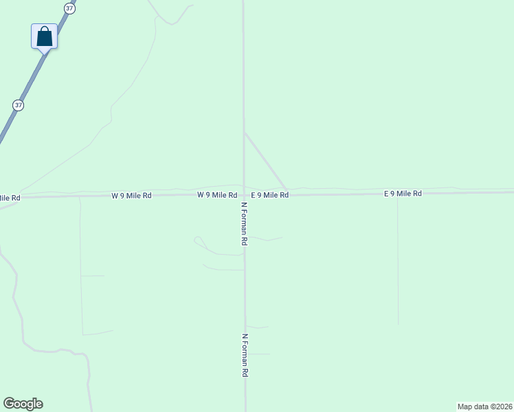 map of restaurants, bars, coffee shops, grocery stores, and more near 27 East 9 Mile Road in Irons