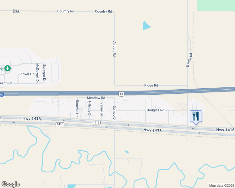 map of restaurants, bars, coffee shops, grocery stores, and more near 223 Ridge Road in Box Elder