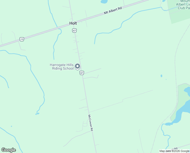 map of restaurants, bars, coffee shops, grocery stores, and more near 18751 McCowan Road in Mount Albert