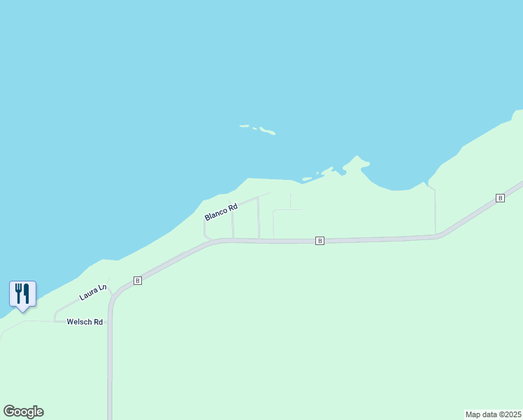 map of restaurants, bars, coffee shops, grocery stores, and more near 9292 Blanco Road in Winneconne