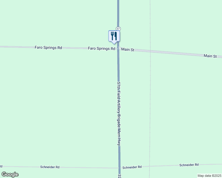 map of restaurants, bars, coffee shops, grocery stores, and more near N6317 Wisconsin 57 in Hilbert