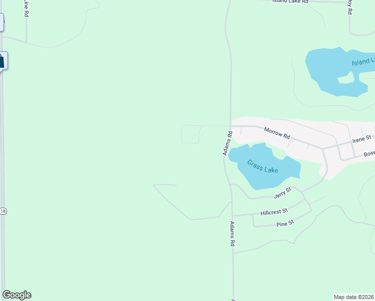 map of restaurants, bars, coffee shops, grocery stores, and more near 5605 Parkwood Drive in Gladwin