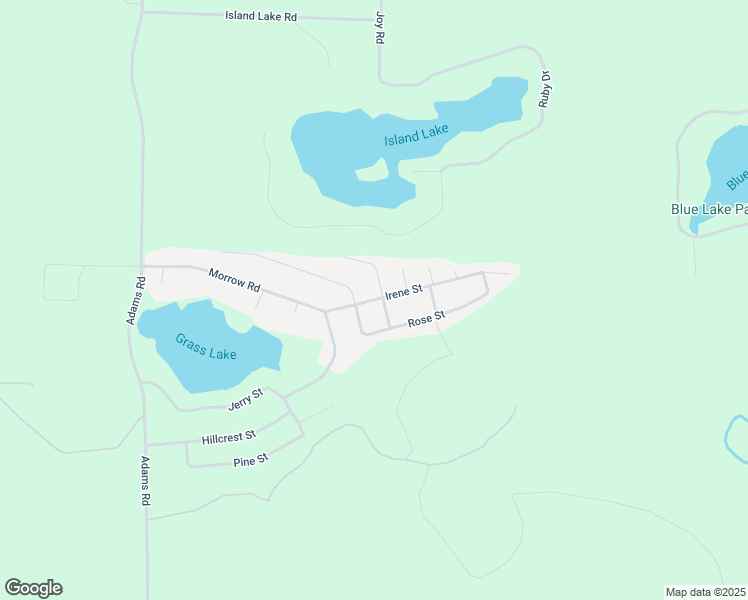 map of restaurants, bars, coffee shops, grocery stores, and more near 5316 Jewel Street in Gladwin