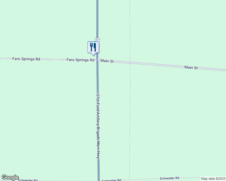 map of restaurants, bars, coffee shops, grocery stores, and more near N6317 Wisconsin 57 in Hilbert