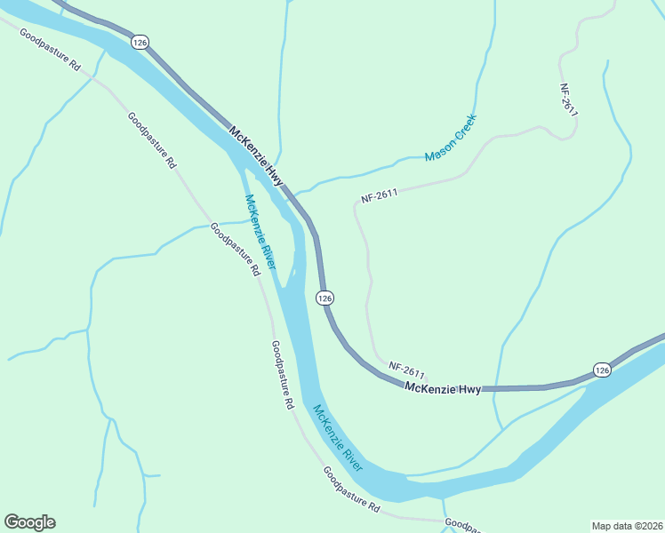 map of restaurants, bars, coffee shops, grocery stores, and more near 48513 McKenzie Highway in Vida