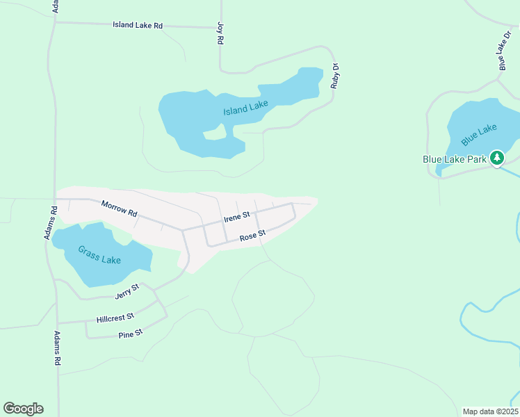 map of restaurants, bars, coffee shops, grocery stores, and more near 5328 Sherry Street in Gladwin