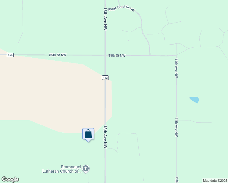 map of restaurants, bars, coffee shops, grocery stores, and more near 8118-8460 18th Avenue Northwest in Rochester