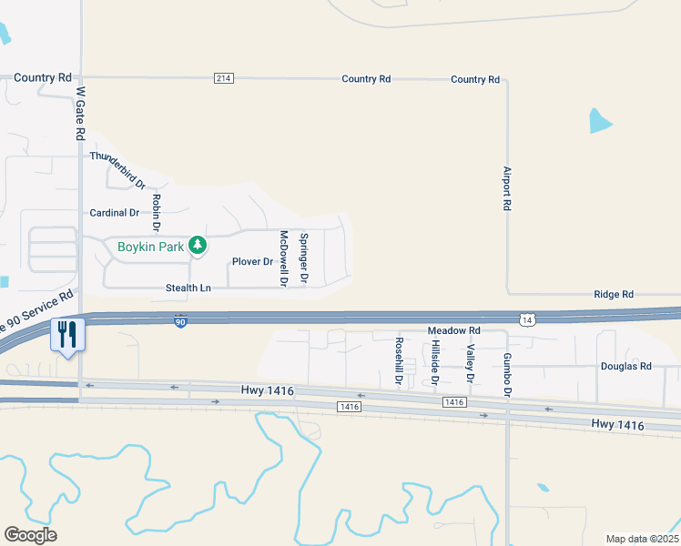 map of restaurants, bars, coffee shops, grocery stores, and more near 108 Maxwell Drive in Box Elder