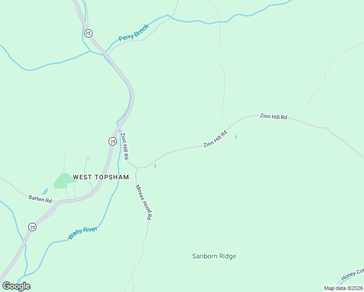 map of restaurants, bars, coffee shops, grocery stores, and more near 45 Zion Hill Road in Topsham